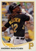 2013 Topps #122 Andrew McCutchen Batting Baseball Card