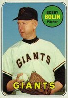 1969 Topps #505y Bobby Bolin Yellow Letters Baseball Card
