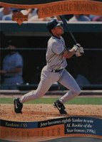 1997 Upper Deck Memorable Moments #3 Derek Jeter Series 2 Baseball Card