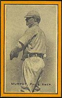 1911 Baseball Bats Hand Cut # Danny Murphy Baseball Card