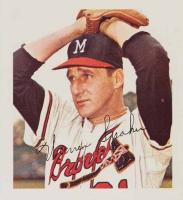 1964 Wheaties Stamps # Warren Spahn Baseball Card