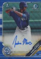 2019 Bowman Draft Chrome Draft Picks Autograph #CDAJM Joshua Mears Blue Wave Refractor Baseball Card