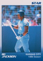 1989 Star Jackson #4 Bo Jackson 1986 Season Baseball Card