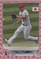 2022 Topps Japan Edition #200 Mike Trout Cherry Blossoms Baseball Card