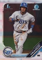 2019 Bowman Prospects Chrome #100 Wander Franco Baseball Card