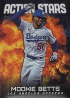 2023 Topps Update Action Stars #AS23 Mookie Betts Baseball Card