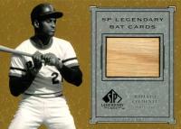 2001 SP Legendary Cuts Bat Cards #B-RCL Roberto Clemente Baseball Card