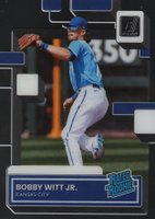 2022 Panini Chronicles Clearly Donruss #74 Bobby Witt Jr. Baseball Card