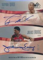 2004 SP Game Used Edition Extra Significance #WE Dwyane Wade/Julius Erving Basketball Card