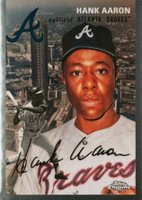 2023 Topps Chrome Platinum Anniversary 1954 Topps Chrome City Variations #33 Hank Aaron Baseball Card