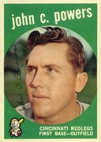 1959 Topps #489 John C. Powers Baseball Card