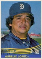 1984 Donruss #516 Aurelio Lopez Baseball Card