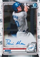 2020 Bowman Chrome Prospect Autographs #CPADMA Devin Mann Baseball Card