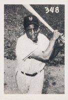 1955 All American Sports Club-Hand Cut #348 Willie Mays Baseball Card