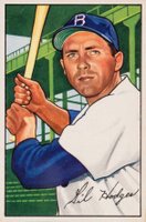 1952 Bowman #80 Gil Hodges Baseball Card