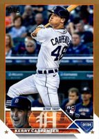 2023 Topps #394 Kerry Carpenter Gold Baseball Card