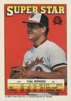 1988 O-Pee-Chee Stickers # Ripken/Ryan/Blyleven Baseball Card