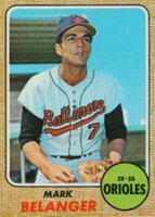 1968 Topps #118 Mark Belanger Baseball Card