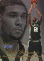 1997 Flair Showcase #5 Tim Duncan Row 3 Basketball Card