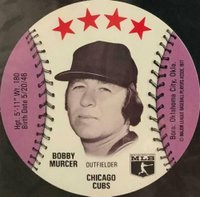 1977 Zip'Z Discs  # Bobby Murcer Baseball Card