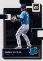 2022 Panini Donruss Optic #98 Bobby Witt Jr. Baseball Card