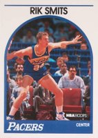 1989 Hoops #37 Rik Smits Basketball Card