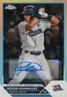 2023 Topps Pro Debut #PDC121 Jasson Dominguez Chrome Autograph Baseball Card