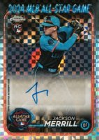 2024 Topps Chrome Update 2024 All-Star Game Autographs #JM Jackson Merrill X-Fractor Baseball Card