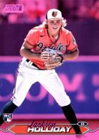 2024 Topps Stadium Club #211 Jackson Holliday Pink Foil Baseball Card