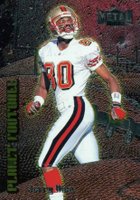 1998 Metal Universe Planet Football #15 Jerry Rice Football Card