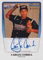 2011 Bowman Perfect Game All-American Classic Autographs #CC Carlos Correa Baseball Card