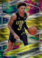 2023 Panini Spectra #135 Keyonte George Celestial Basketball Card