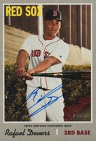 2019 Topps Heritage Real One Autographs #RD Rafael Devers Baseball Card