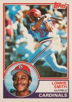 1983 Topps #465 Lonnie Smith Baseball Card