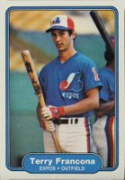 1982 Fleer #188 Terry Francona Baseball Card