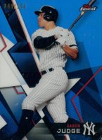 2018 Finest  #1 Aaron Judge Blue Refractor Baseball Card