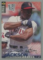 1995 Collector's Choice SE #36 Bo Jackson Silver Signature Baseball Card
