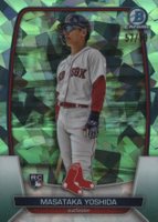 2023 Bowman Chrome Sapphire Edition #75 Masataka Yoshida Aqua Baseball Card