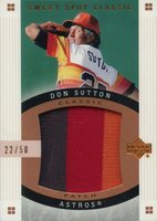 2005 Upper Deck Sweet Spot Classic Patch #CPDS1 Don Sutton Baseball Card