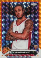2023 Topps Chrome #133 Cam Whitmore Orange Geometric Basketball Card