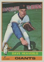 1976 Topps #213 Dave Heaverlo Baseball Card
