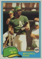1981 Topps #35 Mitchell Page Baseball Card
