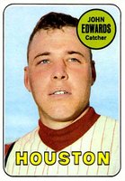 1969 Topps #186 John Edwards Baseball Card