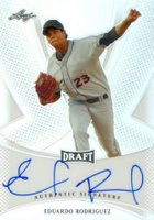 2013 Leaf Metal Draft Autographs #BAER1 Eduardo Rodriguez Baseball Card