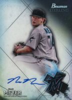 2021 Bowman Sterling Prospect Autographs #BSPAMM Max Meyer Baseball Card