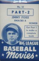 1937 Goudey Flip Movies #12B Jimmie Foxx Part 2 Baseball Card
