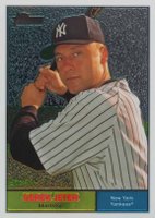 2010 Topps Heritage Chrome #C62 Derek Jeter Baseball Card