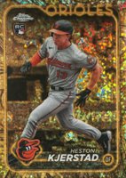 2024 Topps Gilded Collection #91 Heston Kjerstad Gold Mini Diamond Baseball Card