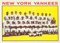1964 Topps #433 New York Yankees Team Baseball Card