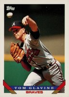 1993 Topps #280 Tom Glavine Baseball Card